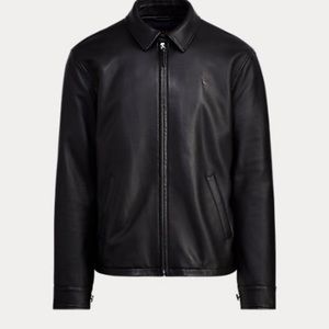 Vintage Men’s Polo Lambskin Leather Jacket